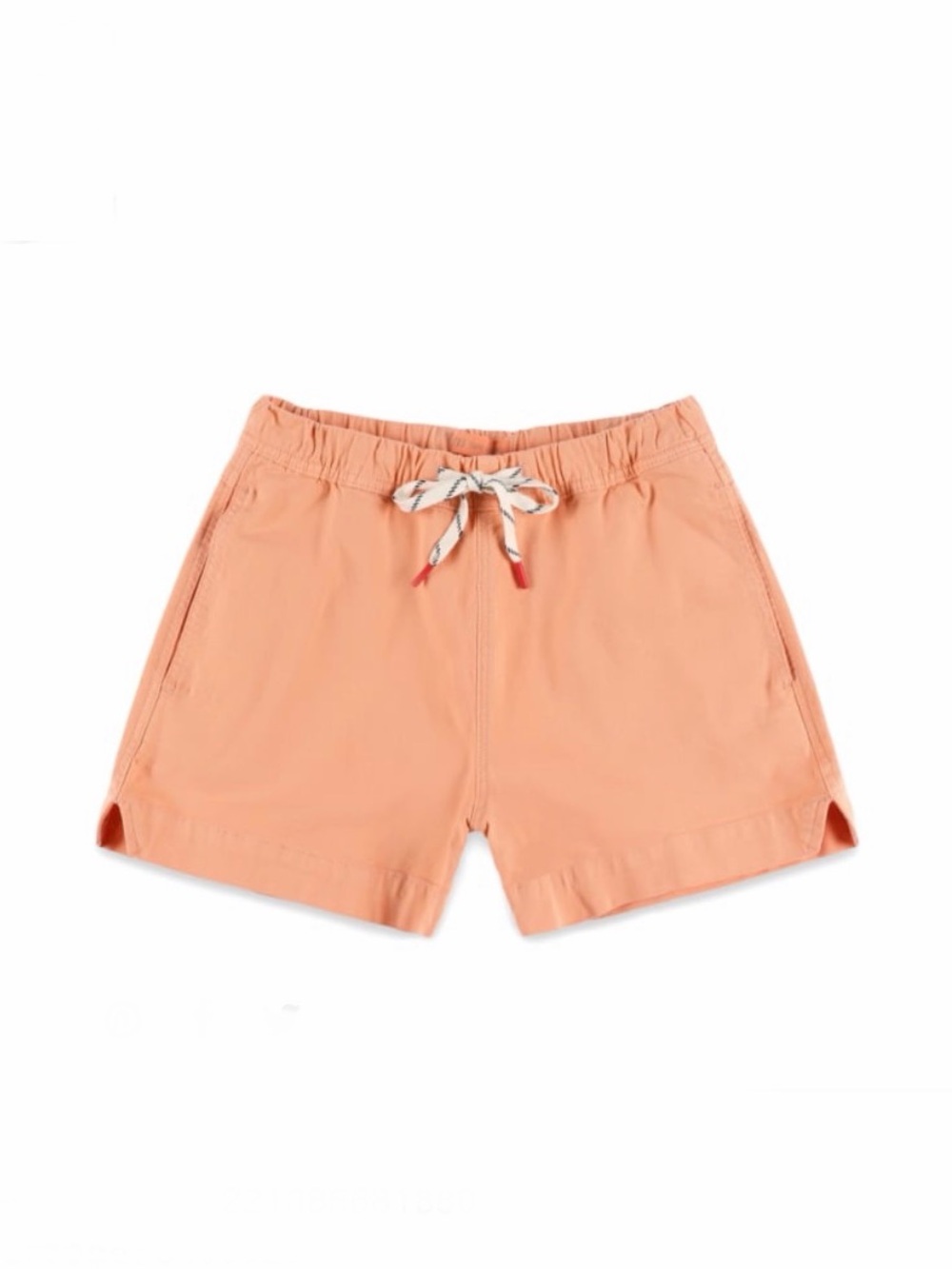 Topo Designs Woman's Organic Cotton Dirt Shorts in Peach Size Small